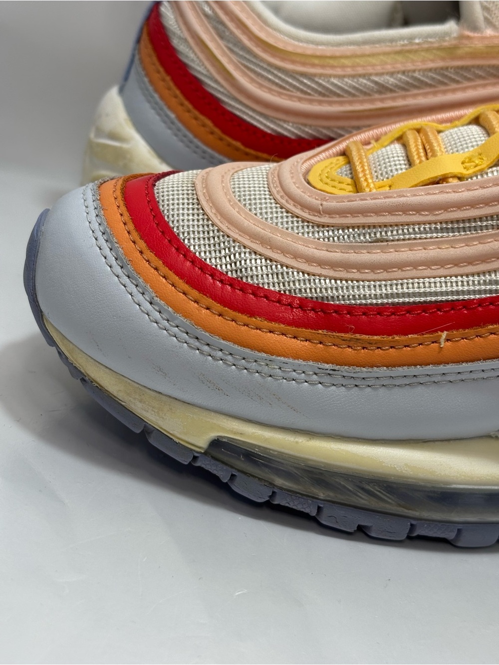 Nike Air Max 97 Women’s Size 8 Grey Light Thistle Running Athletic Shoes CW5588 - Picture 12 of 16